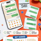 Cep Defteri Mesajlaşma Temalı Bloknot ve Emoji Sticker Seti