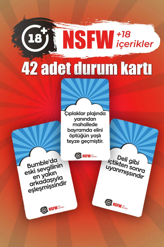 Moodun Hangisi oyun içeriği – +18 kartlar, metin kartları ve şarkı kartları