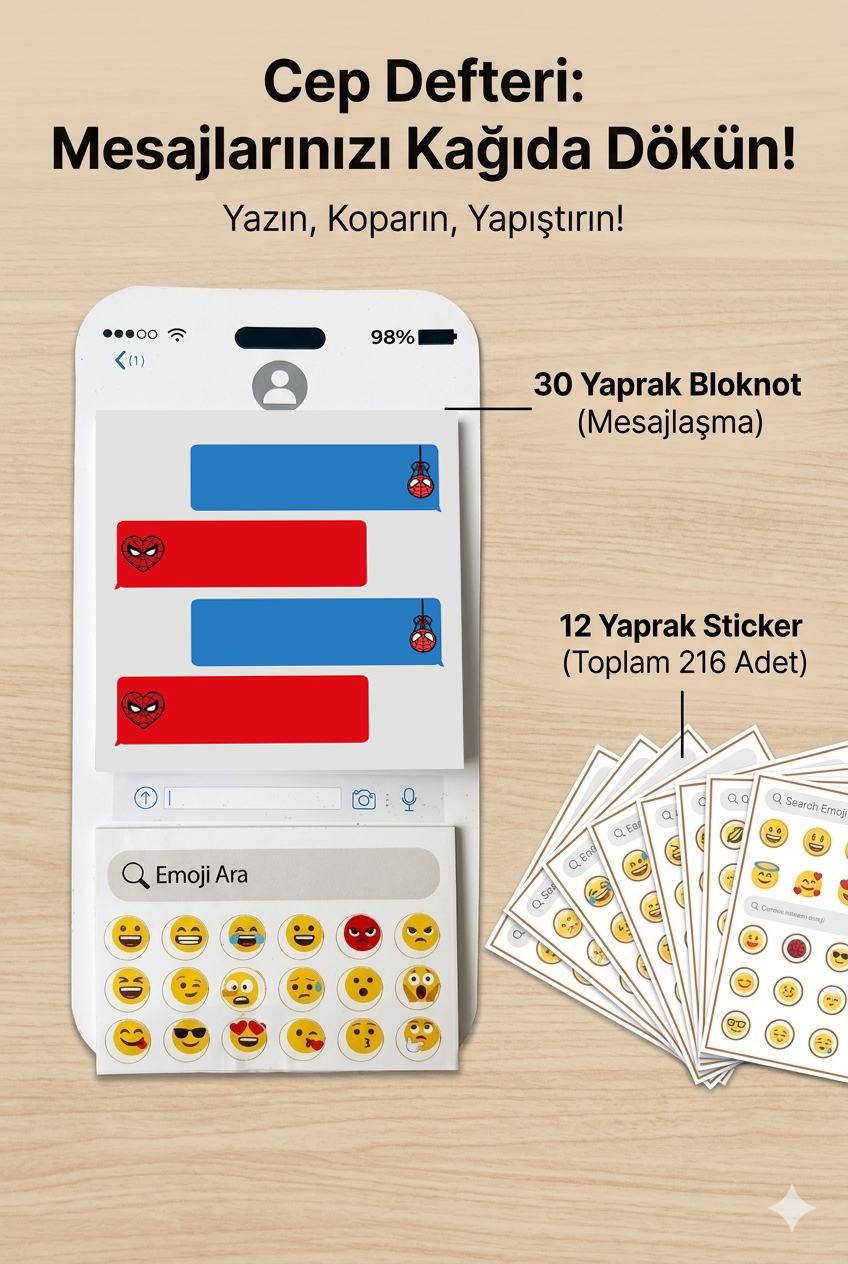 Cep Defteri Erkek Paketi – Spiderman ve Capybara Temalı 2'li Set